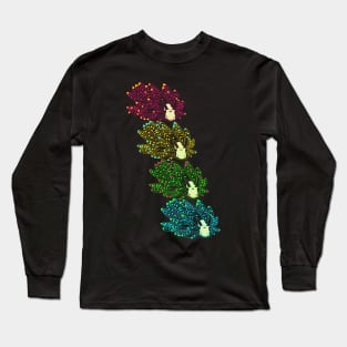 Sheep nudibranch (Costasiella kuroshimae) rainbow Long Sleeve T-Shirt